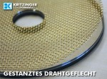Stanzform für Drahtgeflecht aus Messing