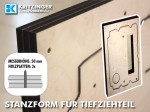 Stanzform für Tiefziehteil (Türfüllung KFZ)