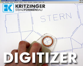 Digitizer für Stanzfor-Konstruktion